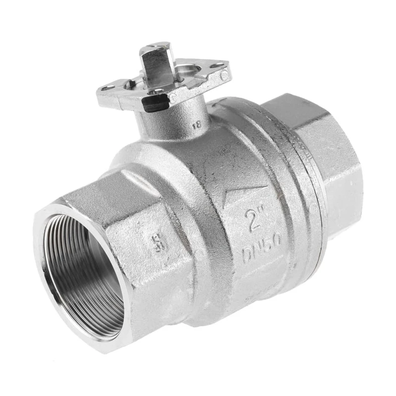 RS PRO Brass Female Female 2-Way Full Port Ball Valve 2 in Pipe Size 40 bar 170°C 812-5249