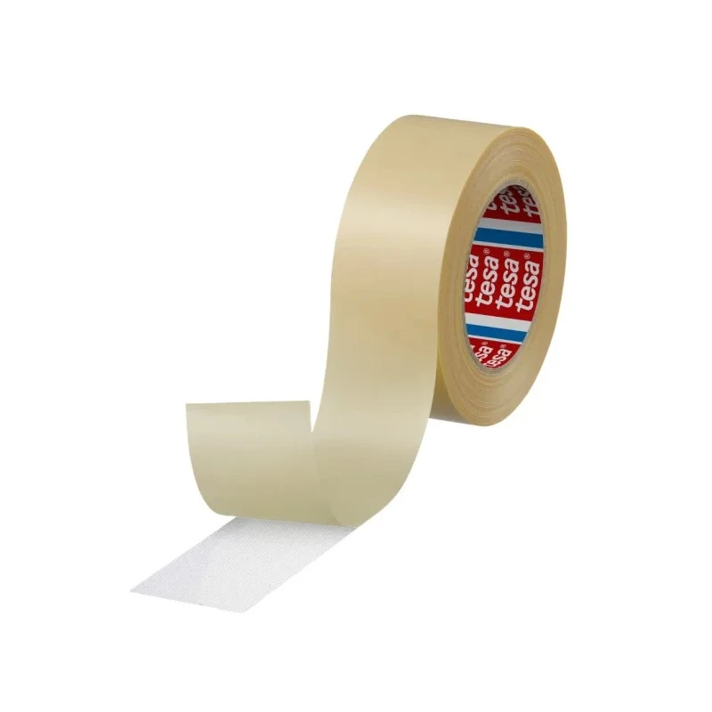 Tesa White Double Sided Cloth Tape 50mm x 25m, 5.5N/cm Adhesion Strength, 38N/cm Tensile Strength, Cloth 04939-00006-00