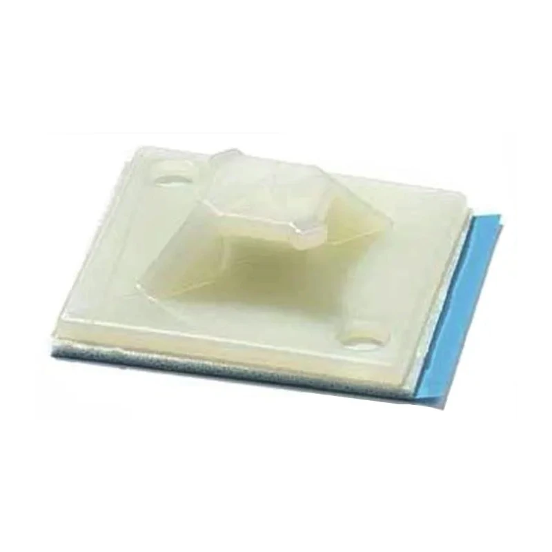 Thomas & Betts Blue Adhesive, Screw Cable Tie Mount 7.62 mm x 28.58 mm x 28.58 mm 7TAG009660R0025 TC5347A-NDT