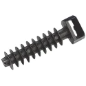 Thomas & Betts Heavy Duty Cable Tie Wall Plug 43.1 mm x 13.2 mm, Black Polyamide Col-Ty 7TCG009750R0010 CT-5359