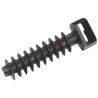 Thomas & Betts Heavy Duty Cable Tie Wall Plug 43.1 mm x 13.2 mm, Black Polyamide Col-Ty 7TCG009750R0010 CT-5359