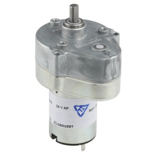 Crouzet Brushed Geared DC Geared Motor 24V dc 3W Power 2 Nm Torque 54 rpm Speed 6 mm Shaft Diameter 82869012