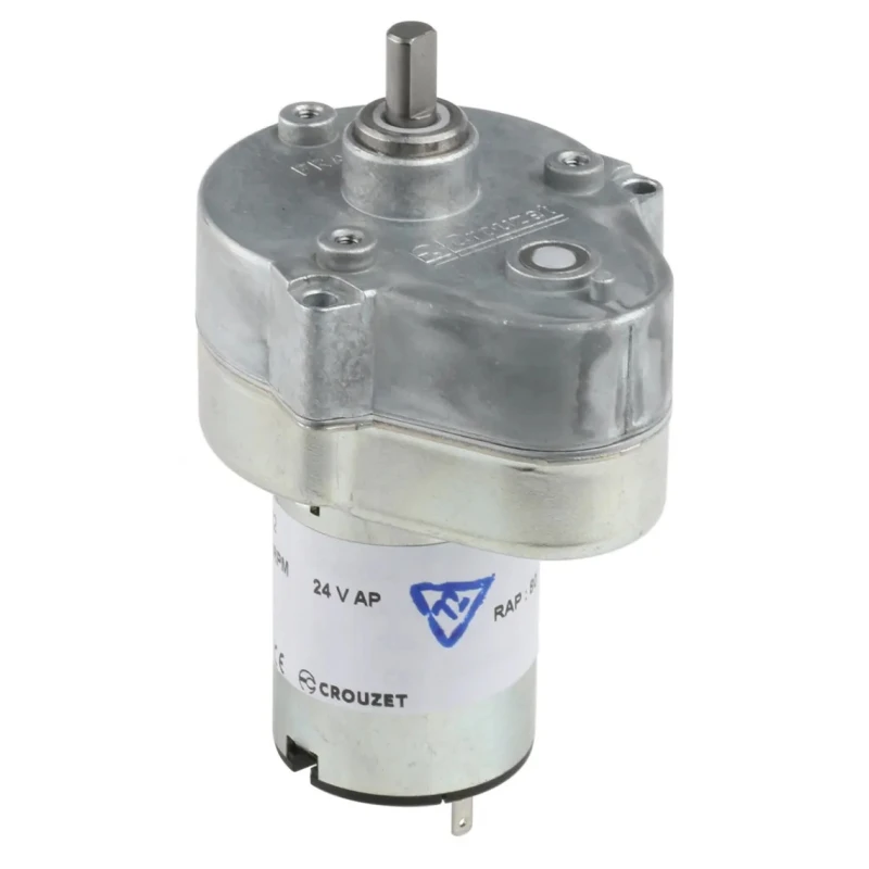 Crouzet Brushed Geared DC Geared Motor 24V dc 3W Power 2 Nm Torque 54 rpm Speed 6 mm Shaft Diameter 82869012