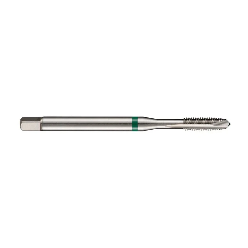 Dormer Machine Tap, M8 Thread Size, Spiral Point, Metric Standard, Right Hand Thread, 90mm Length, HSS Material E471M8