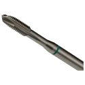 Dormer Machine Tap, M8 Thread Size, Spiral Point, Metric Standard, Right Hand Thread, 90mm Length, HSS Material E471M8