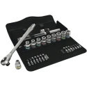 Wera 28-Piece 1/2 in Zyklop Socket Set Chrome Molybdenum Steel Drive Size 1/2 in 05004077001