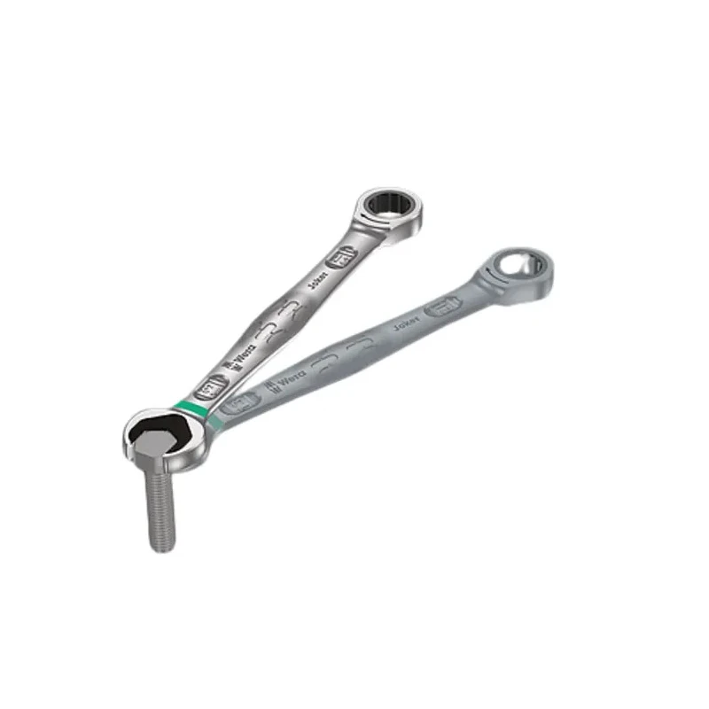 Wera 6-Piece Combination Ratchet Spanner Set Chrome Molybdenum Steel Chrome Finish 05020022001