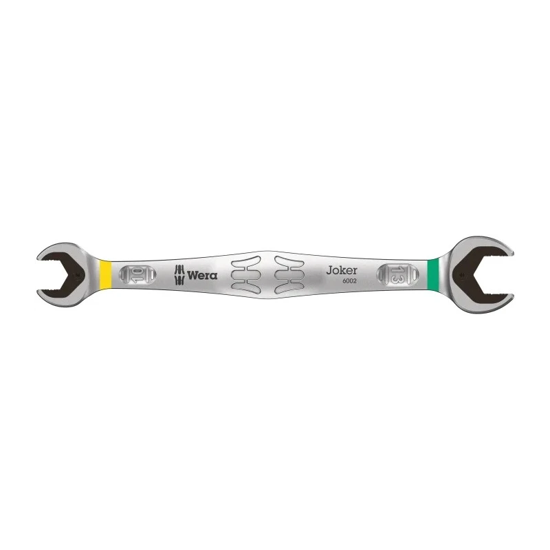 Wera Double Ended Open Spanner Metric, 10 to 13 mm Chrome Molybdenum Steel, Offset Head, 167mm Length 05003760001