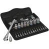 Wera 28-Piece 1/4 in Zyklop Chrome Molybdenum Steel Socket Set 05004018001