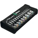 Wera 28-Piece 1/4 in Zyklop Chrome Molybdenum Steel Socket Set 05004018001