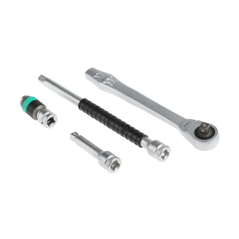 Wera 28-Piece 1/4 in Zyklop Chrome Molybdenum Steel Socket Set 05004018001
