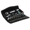 Wera 28-Piece 1/4 in Zyklop Chrome Molybdenum Steel Socket Set 05004018001