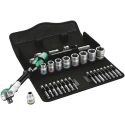 Wera 29-Piece 3/8 in Zyklop Socket Set Chrome Molybdenum Steel 05004049001