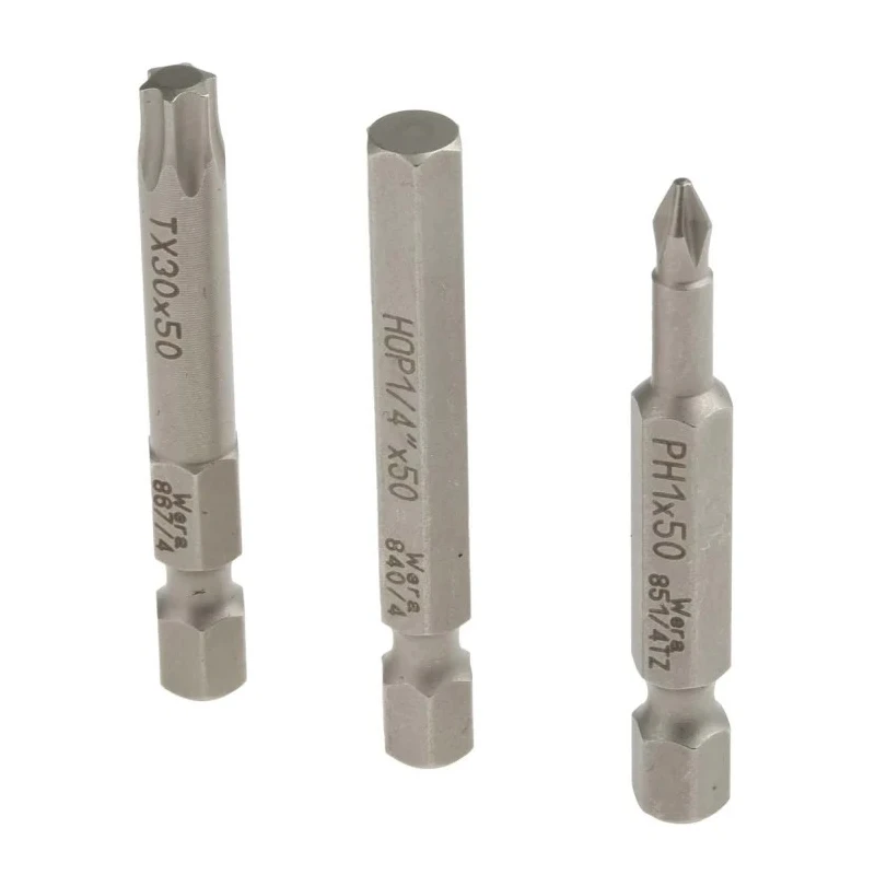 Wera 28-Piece 1/4 in Zyklop Socket Set Chrome Molybdenum Steel Czech Republic 05004019001