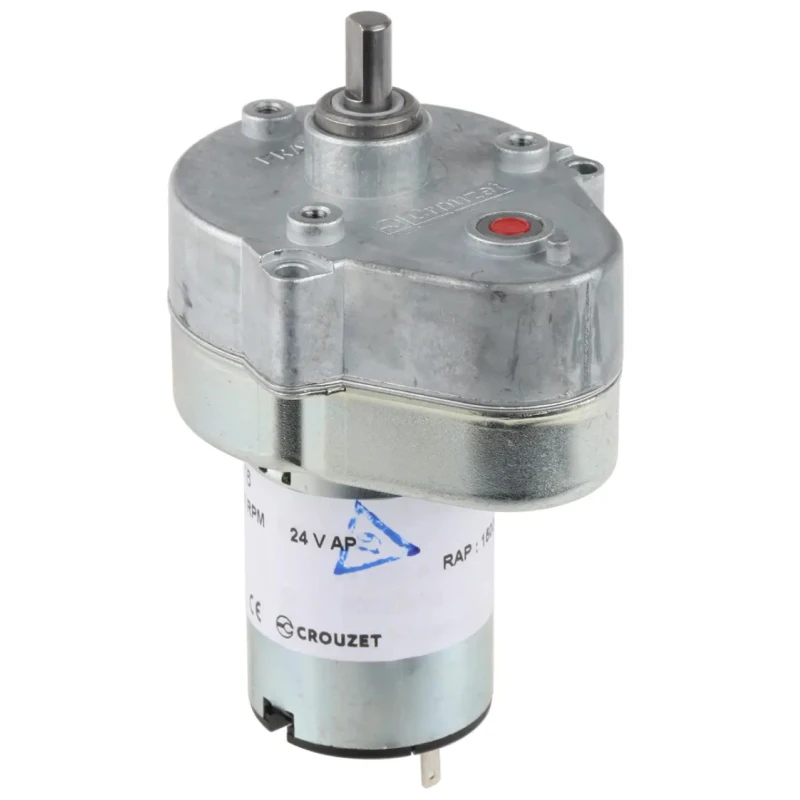 Crouzet Brushed Geared DC Geared Motor 3W 24V dc 2 Nm Torque 2.9 rpm Speed 6 mm Shaft Diameter 82869016