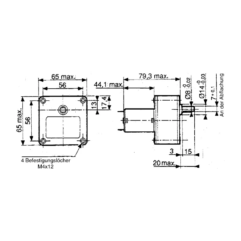 Crouzet Brushed Geared DC Geared Motor 24V dc 3W 5Nm Torque 8rpm Speed 8mm Shaft Diameter 82867012