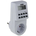RS PRO Digital Plug In Timer 20 Programs 230V 50Hz Type F German Schuko Socket 178-5371