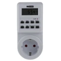 RS PRO Digital Plug In Timer 20 Programs 230V 50Hz Type F German Schuko Socket 178-5371