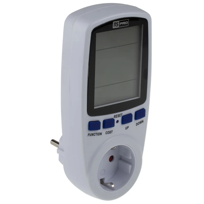 RS PRO Digital Energy Meter, 4-Digit LCD Display, 85mm Digit Height, Model 178-5373