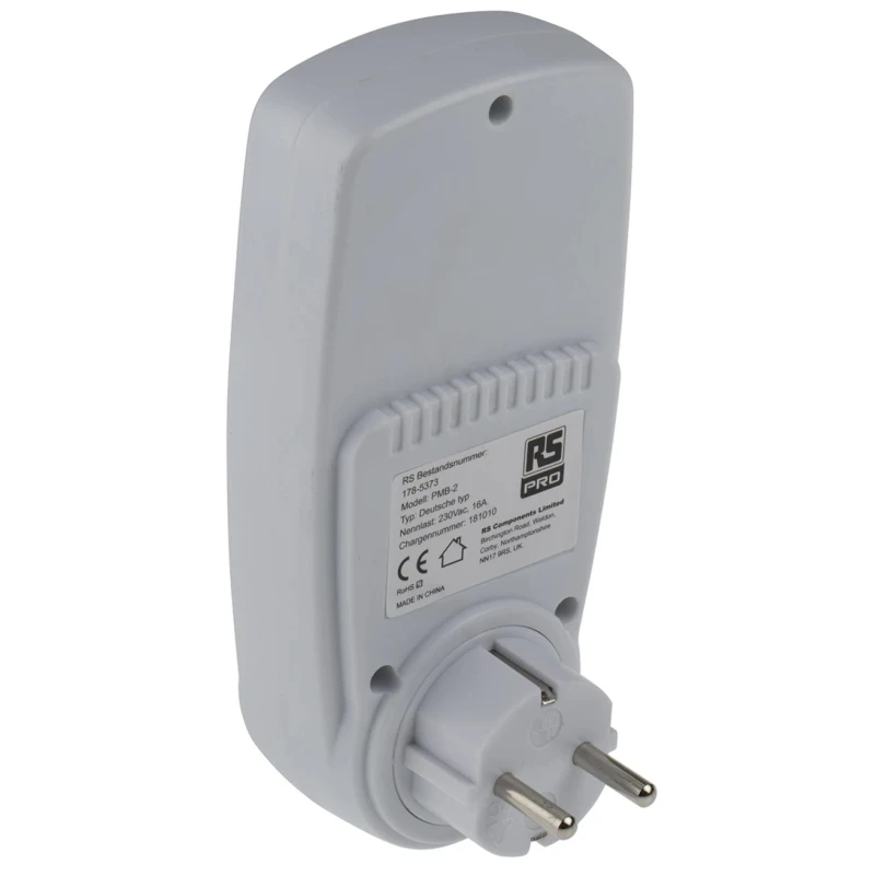 RS PRO Digital Energy Meter, 4-Digit LCD Display, 85mm Digit Height, Model 178-5373