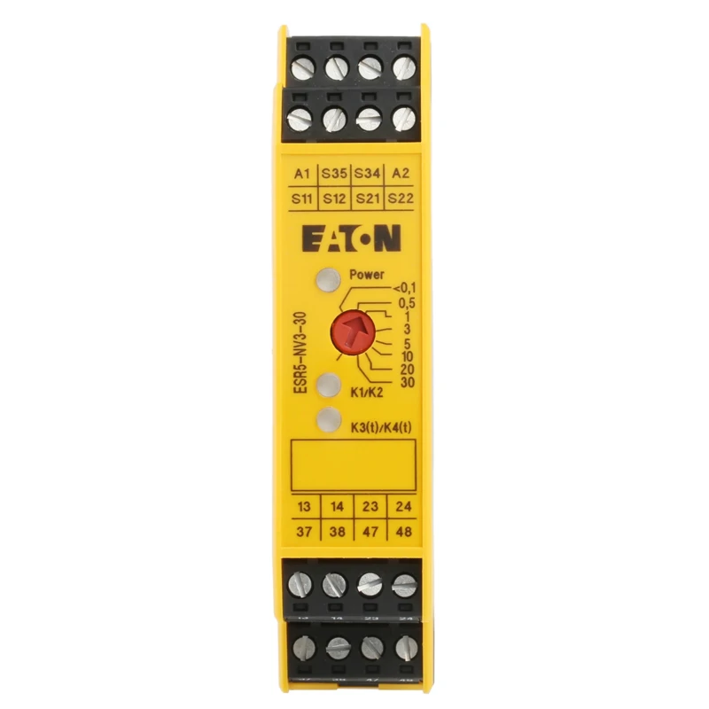 Eaton Safety Relay 24V DC, 2 Safety Contacts, Automatic & Manual Reset ESR5