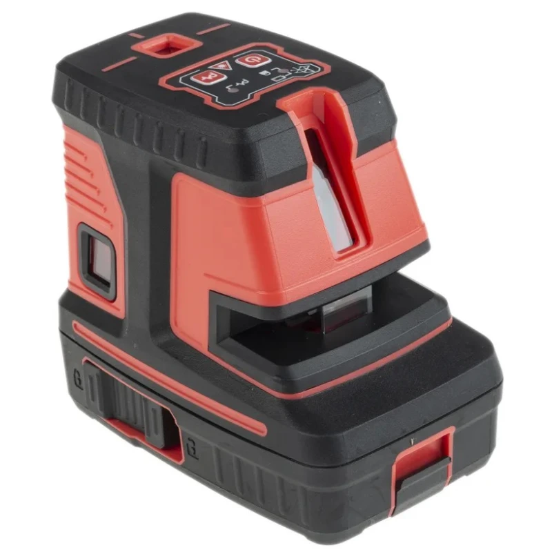 RS PRO 635 nm Red Laser Level with 5 Lasers, Self-Levelling, IP54, 30 m Range 178-5830