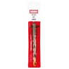 Dormer High Speed Steel Drill Bit 125mm Overall Length, Titanium Nitride Coated, 9mm Shank, A002S9.0
