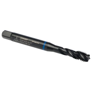 Dormer Machine Threading Tap M10 Thread Metric Standard Spiral Flute HSS 100mm Overall Length E238M10
