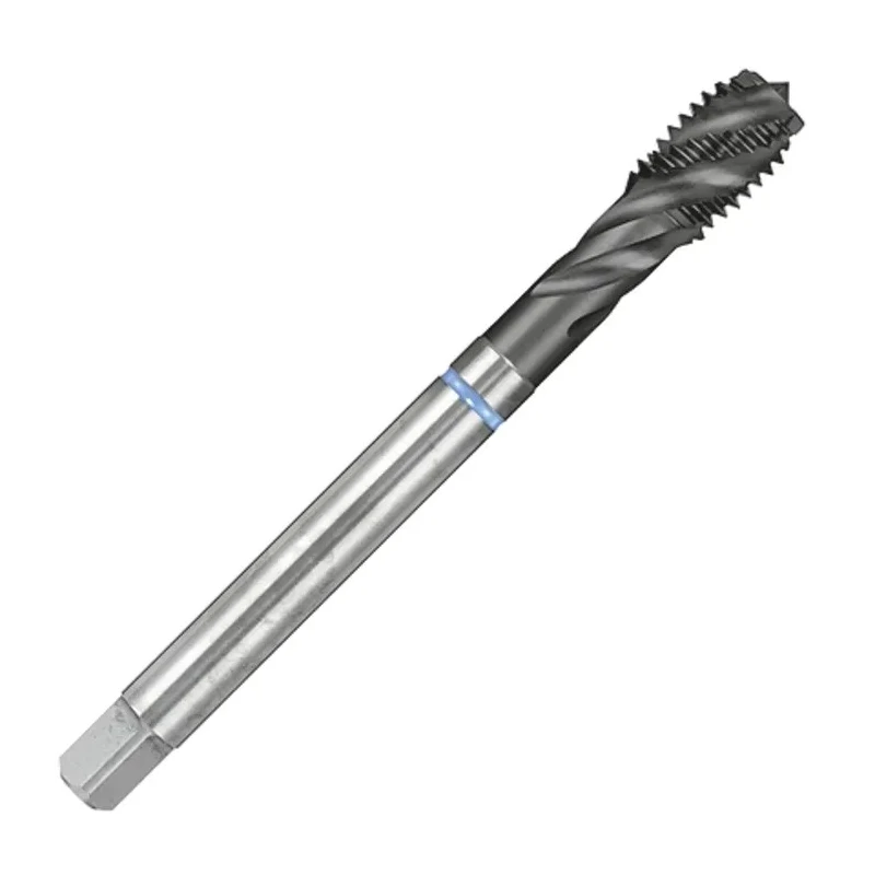 Dormer Spiral Flute Machine Threading Tap, M5 Thread Size, Metric Standard, Right Hand Thread, HSS Material, Overall E239M5