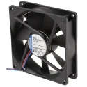 ebm-papst 3400 N Series Ball Bearing DC Axial Fan 12V DC 2.1 W 94 m³/h IP68 92mm x 92mm x 25mm IP68