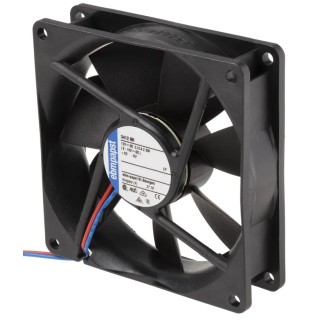 ebm-papst 3400 N Series Ball Bearing DC Axial Fan 12V DC 2.1 W 94 m³/h IP68 92mm x 92mm x 25mm IP68
