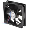 ebm-papst 3400 N Series Ball Bearing DC Axial Fan 12V DC 2.1 W 94 m³/h IP68 92mm x 92mm x 25mm IP68