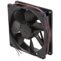ebm-papst 3400 N Series Ball Bearing DC Axial Fan 12V DC 2.1 W 94 m³/h IP68 92mm x 92mm x 25mm IP68