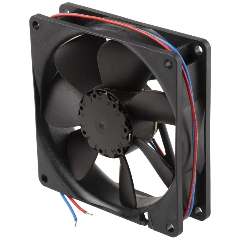 ebm-papst 3400 N Series Ball Bearing DC Axial Fan 12V DC 2.1 W 94 m³/h IP68 92mm x 92mm x 25mm IP68