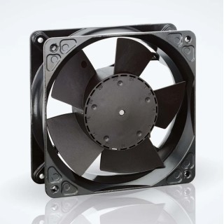 ebm-papst 4100 N Series Compact DC Axial Fan, 24V DC, 237 m³/h Air Flow, 11W Power, Protection, Ball Bearing, 119 mm x IP20