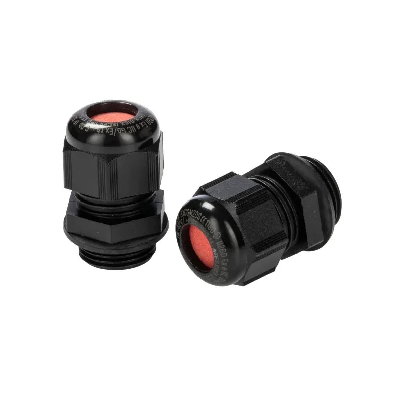 Kopex-EX CGM Series Black Nylon Cable Gland M20 Thread 6-12 mm Diameter IP68 IP66 7TCA297180R0006 EXCGM20S