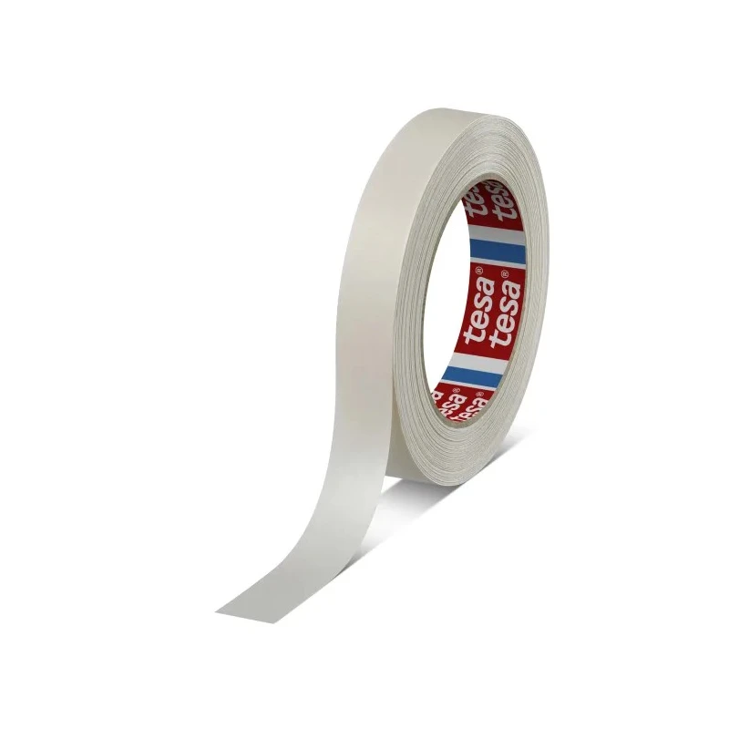 Tesa Beige Masking Tape, Paper Backing, Natural Rubber Adhesive, 19mm x 50m, 0.14mm Thickness, Model 4317 04317-00013-00