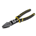 Stanley 3-Piece Compound Action Plier Set, Combination, Long Nose, Diagonal Cutters fmht0-72415