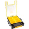 Stanley Adjustable Compartments 6 Cell Black, Yellow Polycarbonate Compartment Box 356mm x 115mm x 109mm FMST1-72378