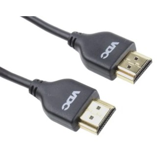 Van Damme UltraThinH Series 700 mm High Speed HDMI Cable Male to Male Black 104-082-070