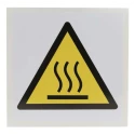 RS PRO Self-Adhesive Vinyl Hot Surface Hazard Warning Label 100mm x 100mm 813-4445