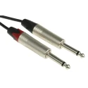 Van Damme PX Male 3.5 mm Stereo Jack to Male RCA x 2 Auxiliary Cable Black 3 m 103-321-702