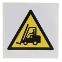 RS PRO Hazard Warning Sign Label Forklift Truck Self-Adhesive Vinyl 100mm x 100mm 813-4441