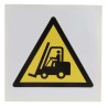 RS PRO Hazard Warning Sign Label Forklift Truck Self-Adhesive Vinyl 100mm x 100mm 813-4441