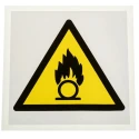 RS PRO Hazard Warning Sign Label Self-Adhesive Vinyl ISO 7010 Standard 100mm 813-4451