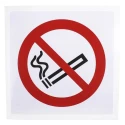 RS PRO Vinyl No Smoking Prohibition Sign Vinyl Material Self-Adhesive ISO 7010 Standard 100mm x 100mm 813-4502