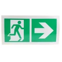 RS PRO Vinyl Non-Illuminated Emergency Exit Right Sign 150mm Height 300mm Width 813-4520