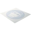 RS PRO Plastic Mandatory Respiratory Protection Sign 200mm x 200mm ISO 7010 813-4599