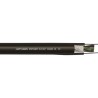 Lapp YY Control Cable 8 Cores 15 AWG Stranded Bare Copper PVC Jacket Black 10m 500V 70°C 38106985