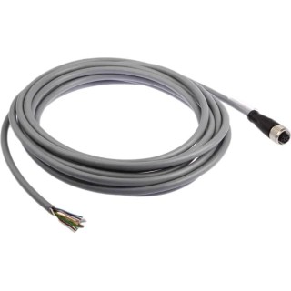 Pepperl + Fuchs Sensor Actuator Cable Female 8 way M12 to 8 way Sensor Connector 300V Polyurethane Jacket Black V17-G-5M-PUR